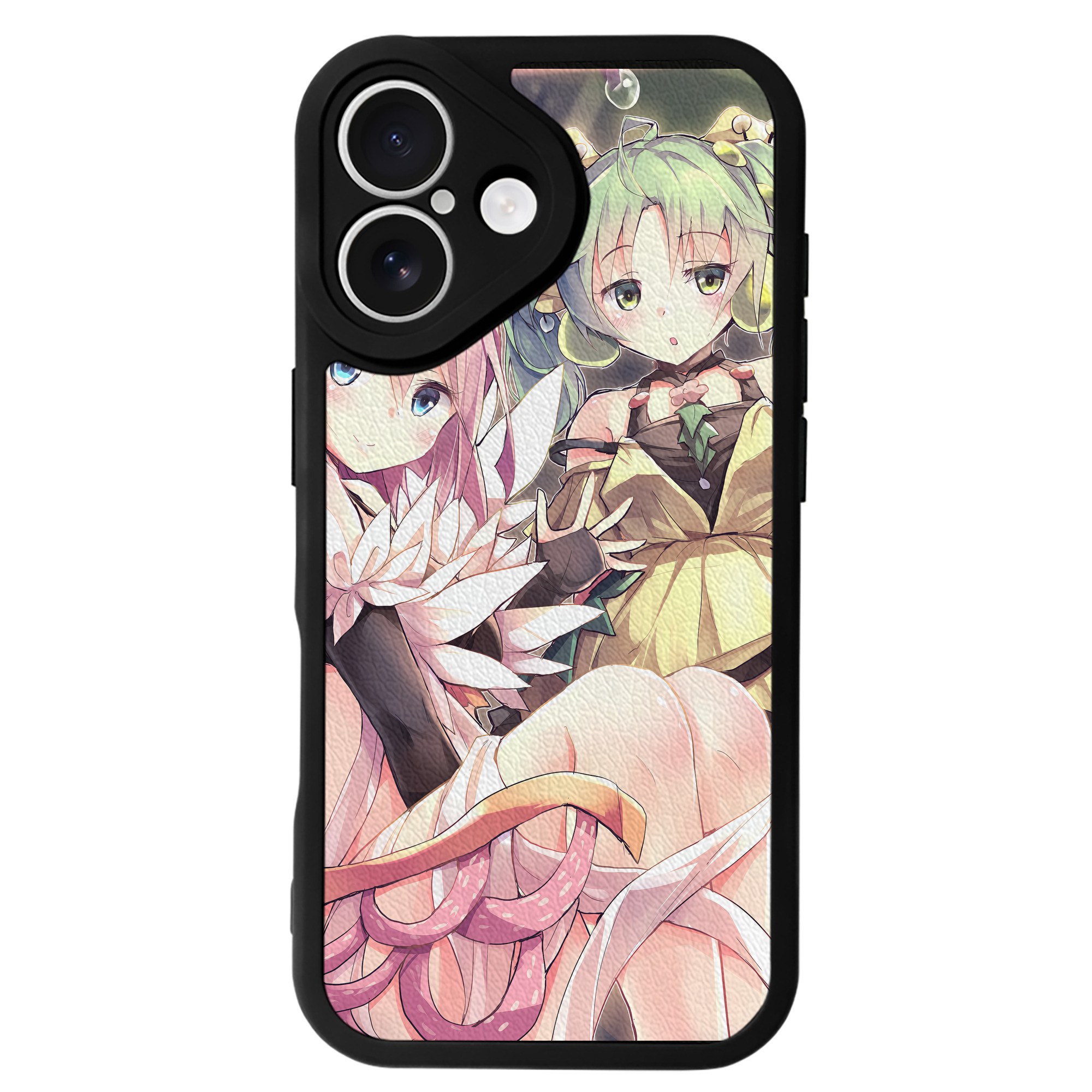 （画像用） 遊☆戯☆王 Yu-Gi-Oh! 【iPhone 16シリーズ対応】シリコンスマホケース（レザー調） 材質：シリコン